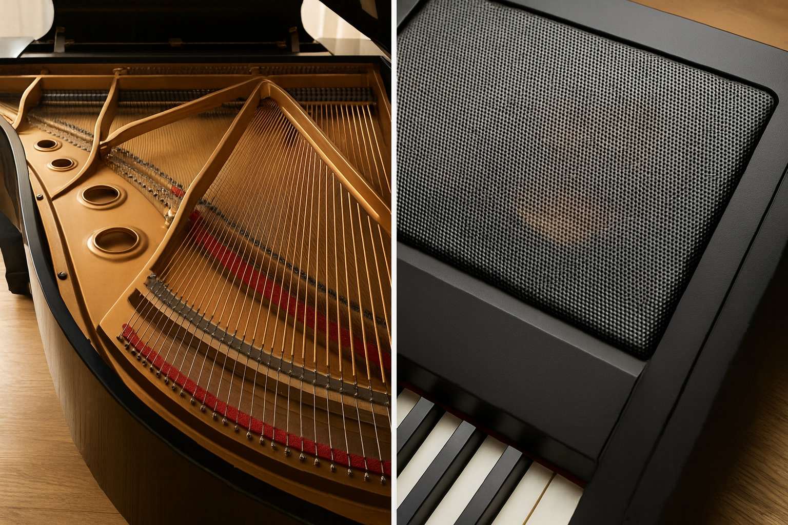 Acoustic vs. Digital Piano comparison