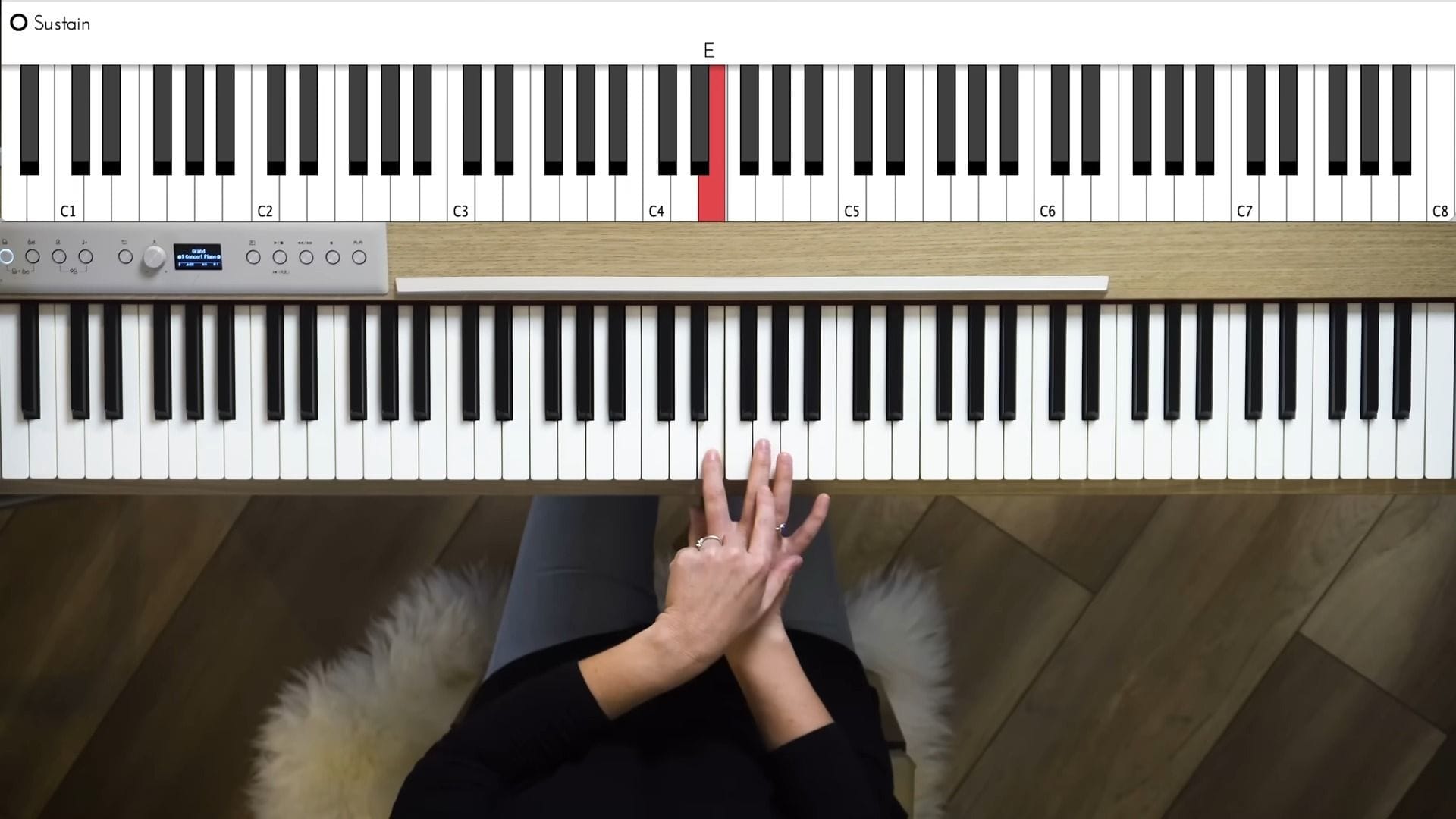 Lisa Witt teaching in Pianote - main instructor