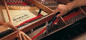 Tuning a piano