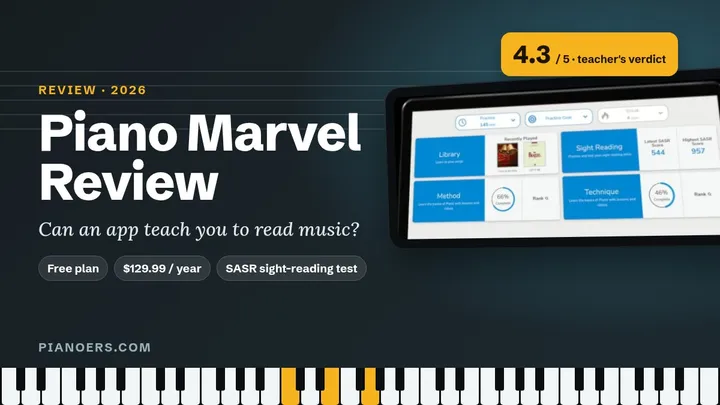 Piano Marvel reviewed by a teacher